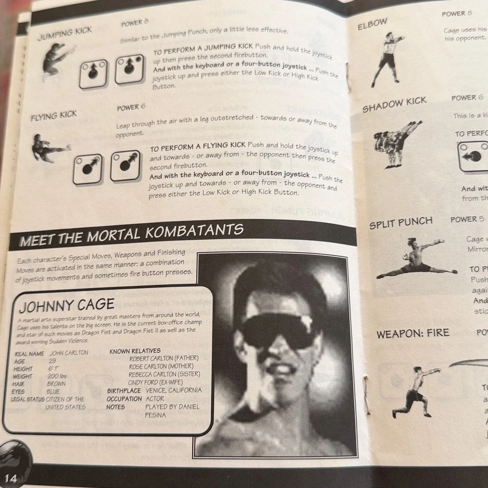 User's Guide: 1993 Vintage,MORTAL KOMBAT